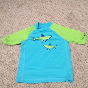 Shark rash guard